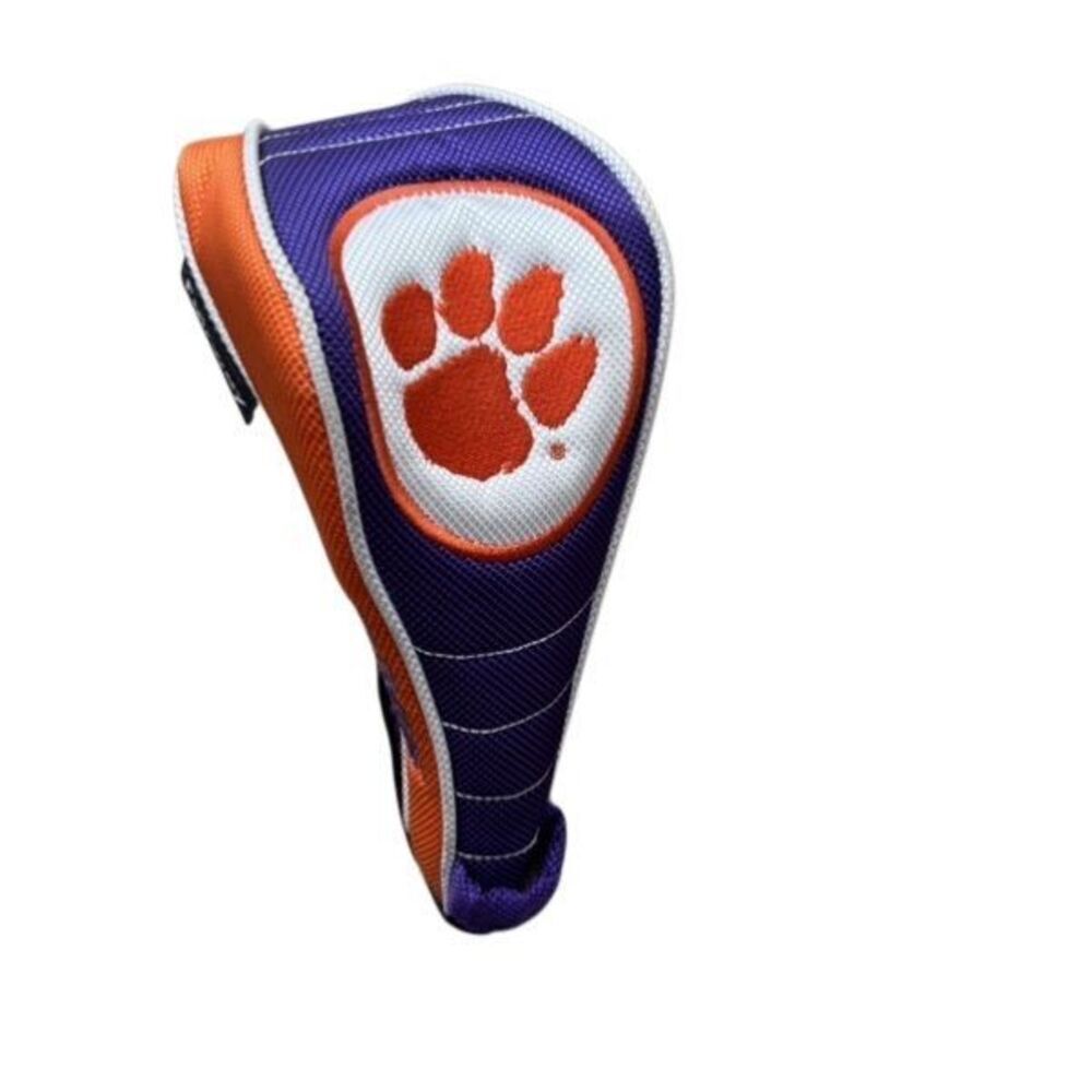 NWOT Clemson Purple and Orange Golf Club Headcover